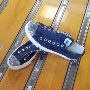 Bedazzled  with genuine swarovski crystal Allstars